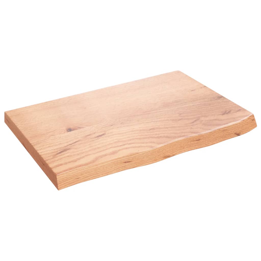 Maison Exclusive - Tischplatte Hellbraun 60x40x(2-4) Cm Massivhol