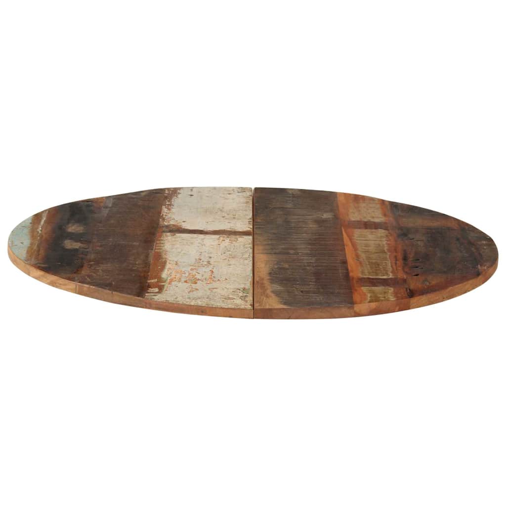 Maison Exclusive - Tischplatte Rund 70 Cm 15-16 Mm Altholz Massiv