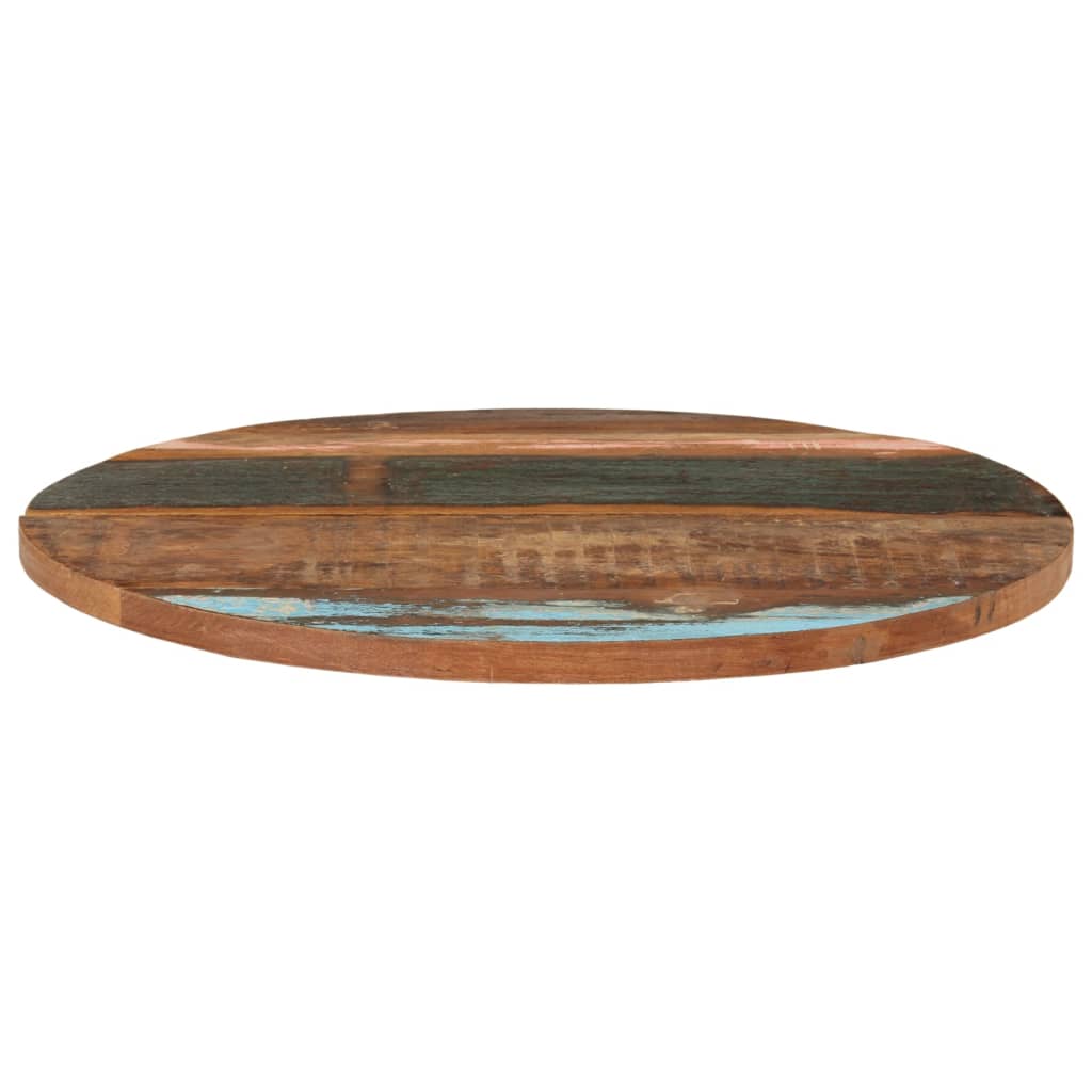 Maison Exclusive - Tischplatte Rund 70 Cm 25-27 Mm Altholz Massiv