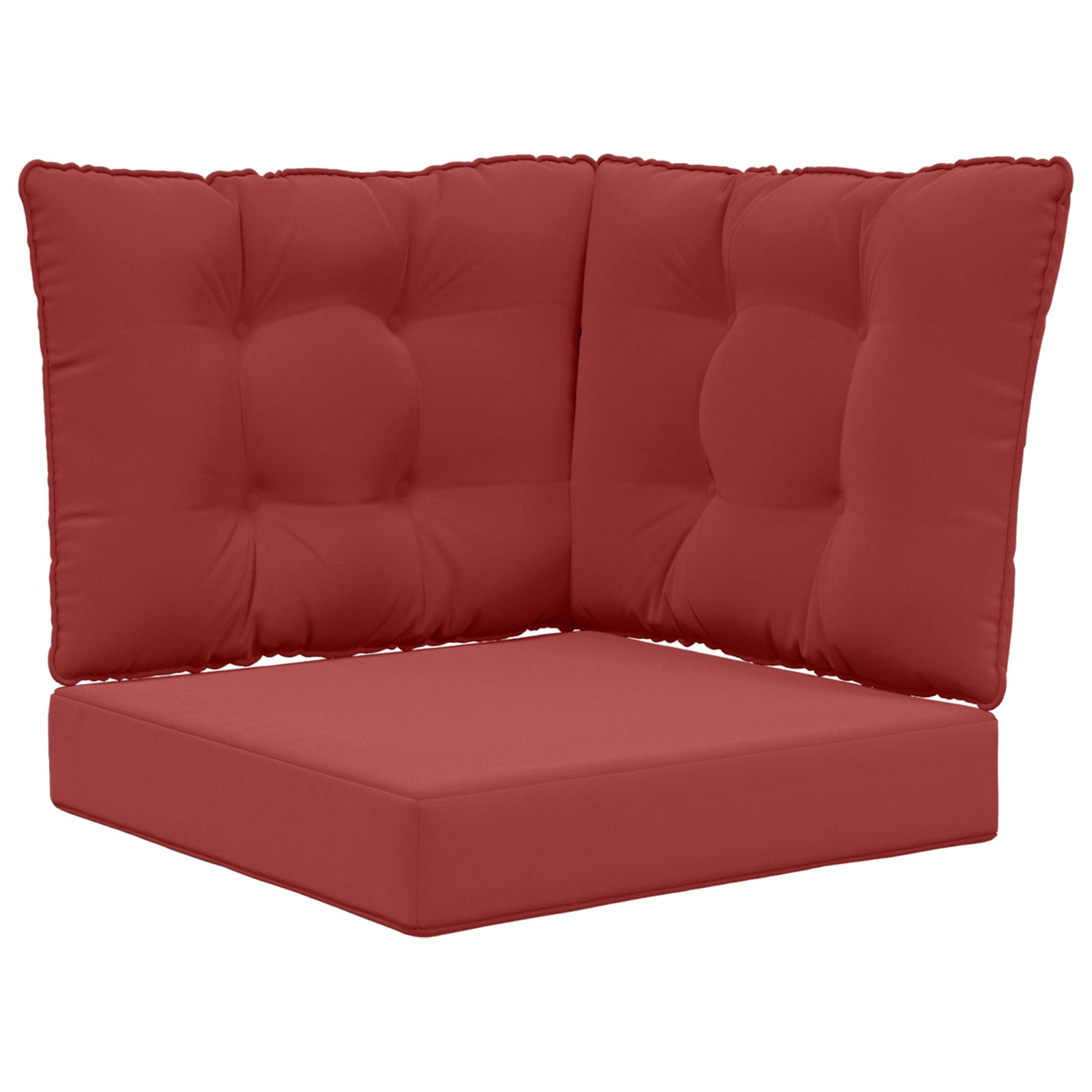 Maison Exclusive - Sofakissen Für Draußen Polyester Weinrot 50,5