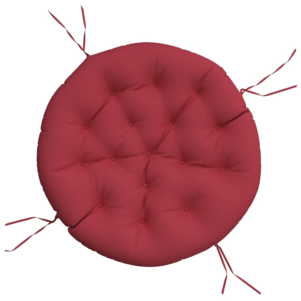 Maison Exclusive - Kissen Rund Weinrot Ø 100x11 Cm Oxford-gewebe