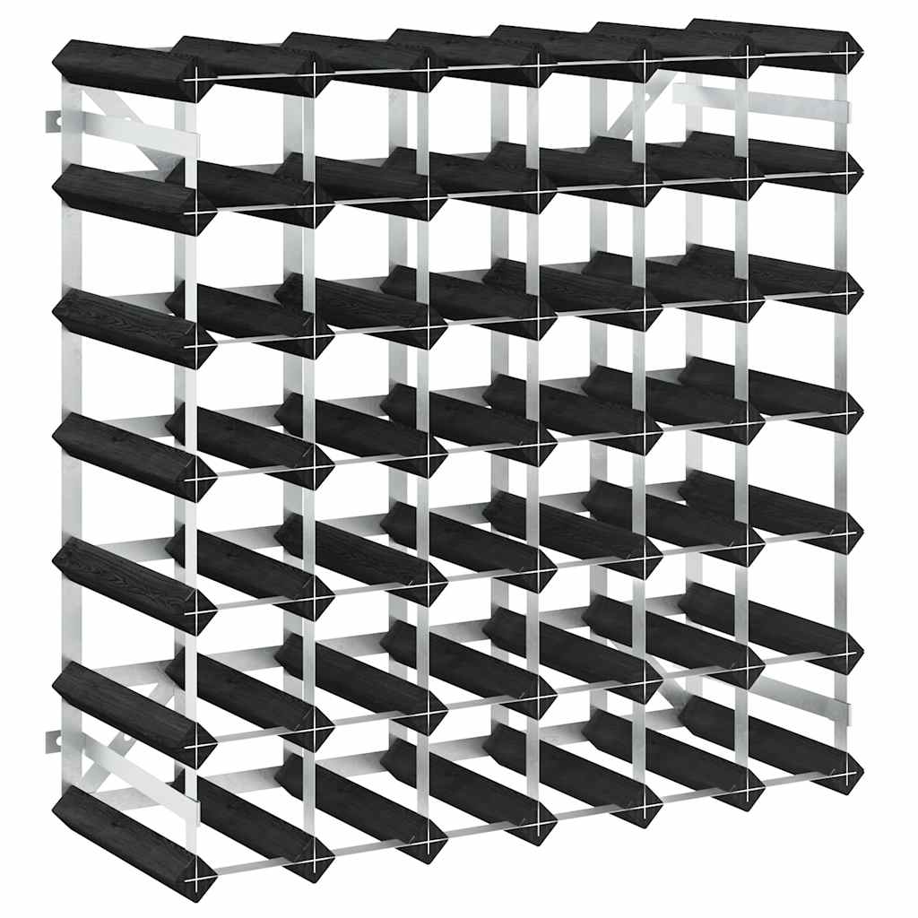 Maison Exclusive - Weinregal Für 42 Flaschen Schwarz Massivholz K