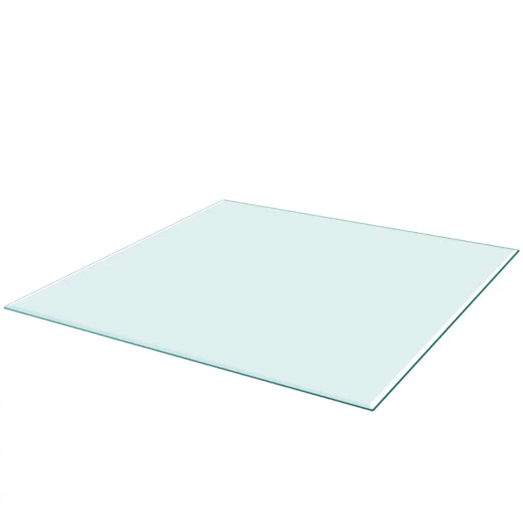 Maison Exclusive - Tischplatte Aus Gehärtetem Glas Quadratisch 80