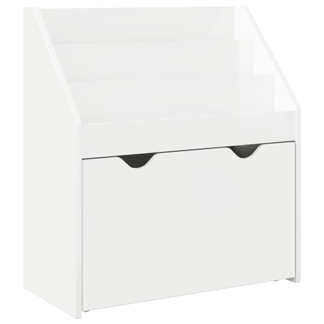 Maison Exclusive - Kinderregal Hochglanz Weiß 60 X 29,5 X 69 Cm H