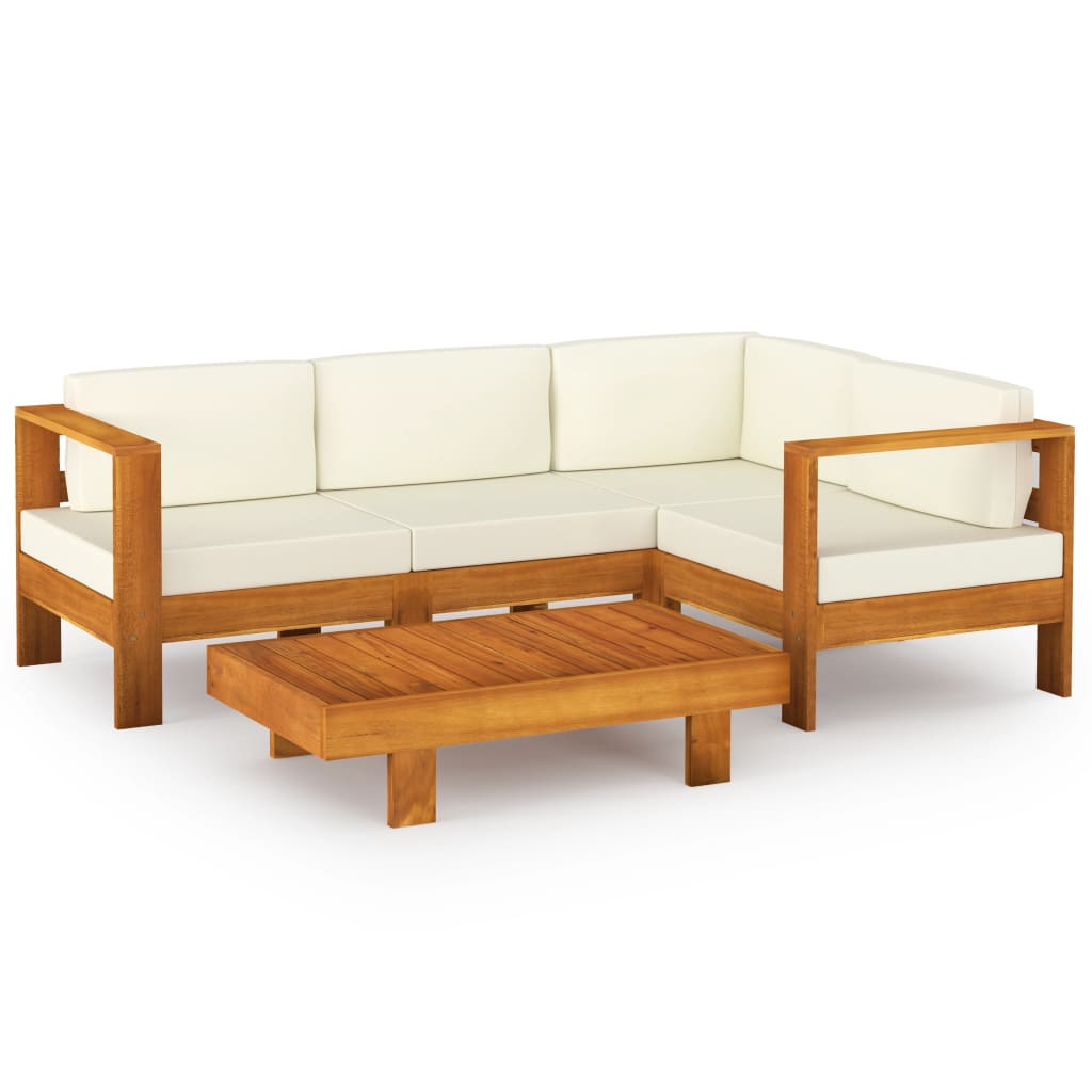 Maison Exclusive - 5-tlg. Garten-lounge-set Mit Kissen 100x60 Cm