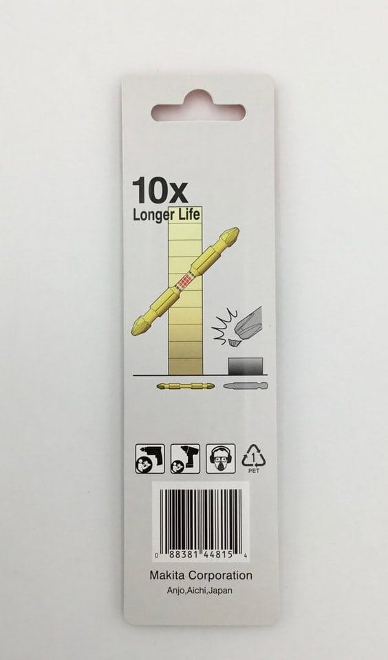 Makita Bit Doppelkreuzschlitzbit Impact Gold Torosion Ph3 - 90 Mm, 1 Stück B-45179