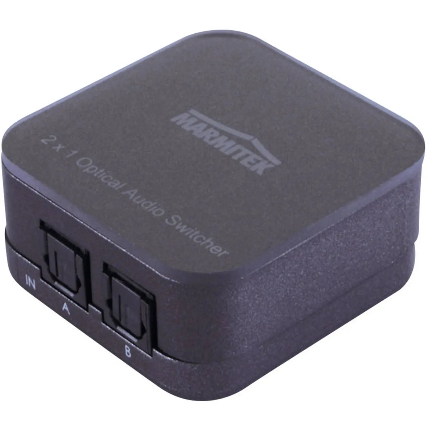 [neuwertig] B-ware Marmitek Audioswitch Umschalter Ts21 Toslink Switch 2 Port Audio Digital Schwarz