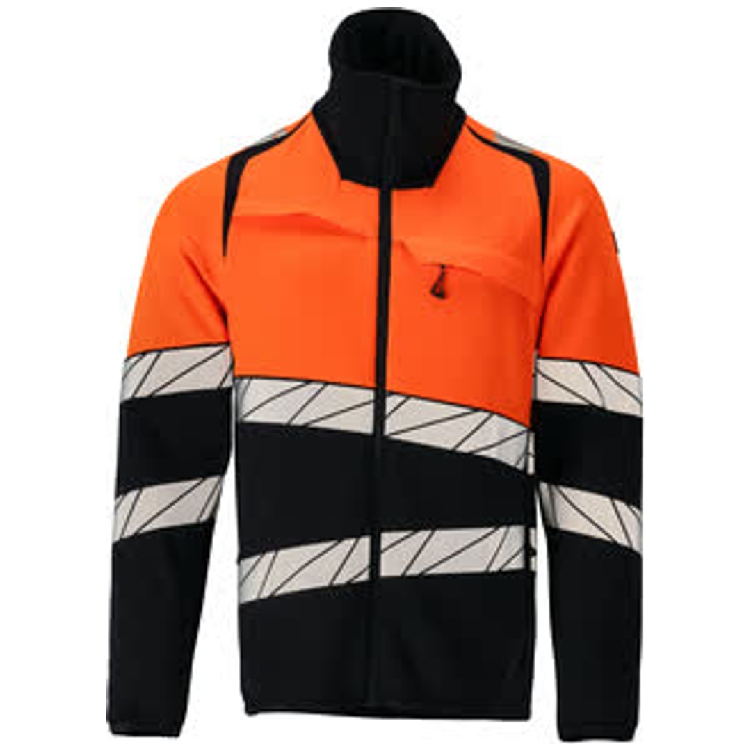 Mascot Fleecepullover Mit Reißverschluss 25003-315 Gr. S Schwarzblau/hi-vis Orange