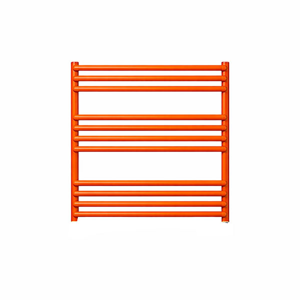 Sèche-serviette Eau Chaude Orange Rouge Clair - Ral 2008 - Hxl 540x600 Mm - 355 Watts - Ale540/600zx2008