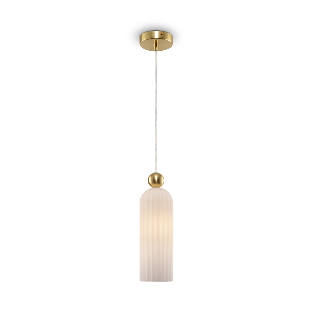 Goldene Pendelleuchte Mit Glasschirm Antic Maytoni Mod302pl-01w