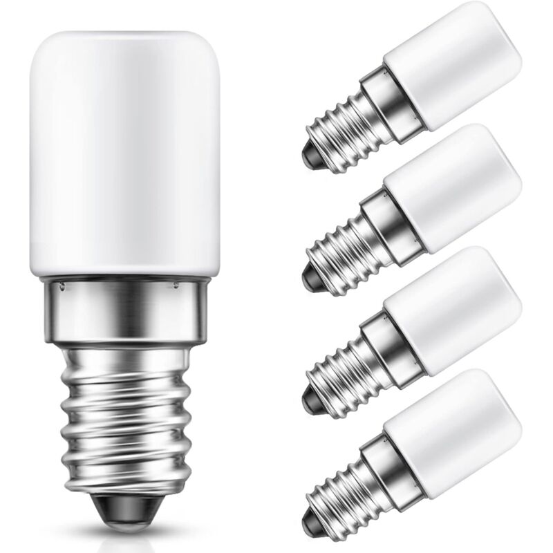 Kühlschrank Lampe, E14 Led Lampe Für Kühlschrank 1.5w, 15w Glühlampenäquivalent, Kaltweiß 6000k, 135lm, Nicht Dimmbar, Kleine E14 Led Birne Für Dunstabzugshaube, Kühlschrank, Salzlampe, 220v, 4er Pack