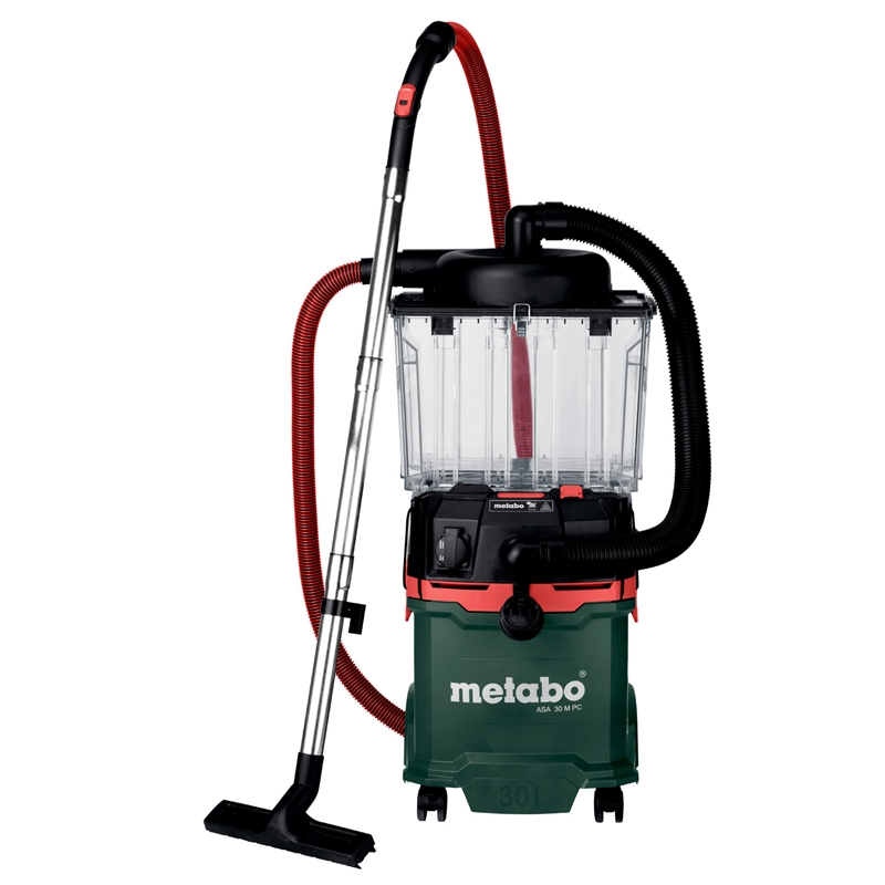 Metabo Nass Trockensauger Asa 30 M Pc + Vorabscheider 25 L 99% Zyklonabscheider