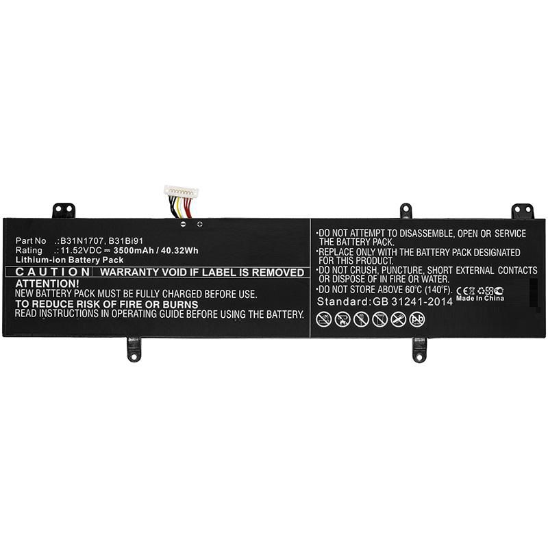 Coreparts Asus Laptop-akku, Mbxas-ba0178