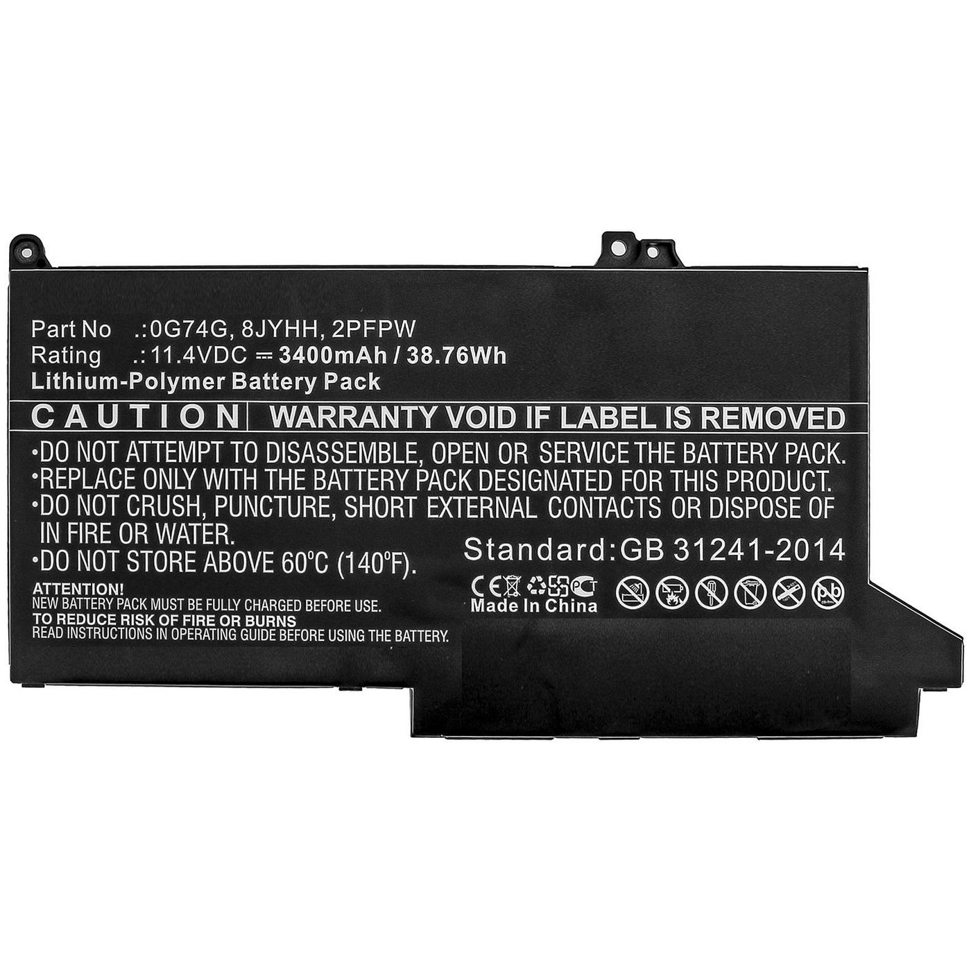 Coreparts Dell Laptop-akku, Mbxde-ba0238