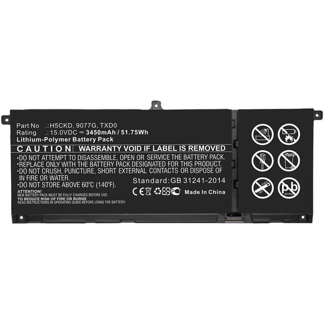 Coreparts Dell Laptop-akku, Mbxde-ba0240
