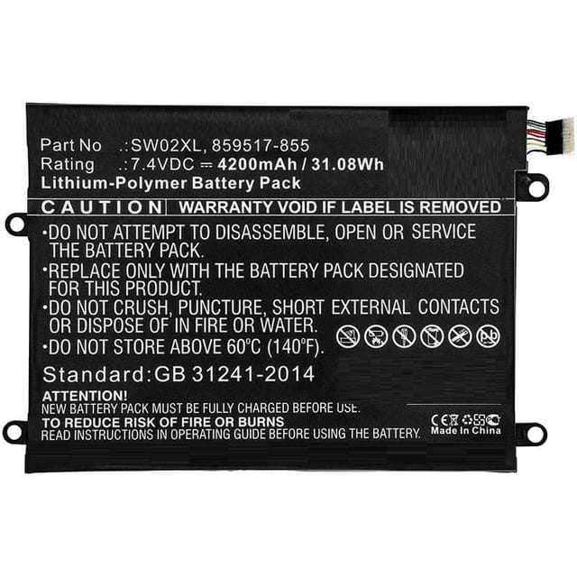 Coreparts Hp Laptop-akku, Mbxhp-ba0238