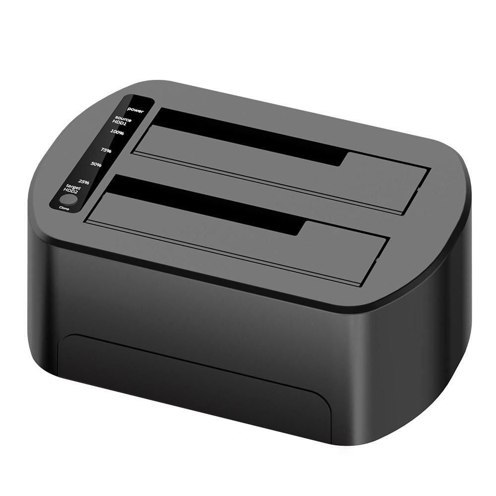 Coreparts Rgb Gaming Usb 3.0 Hdd-dockingstation, Klonen, Dual-bay, Ms-cloner-sata 2.5-3.5
