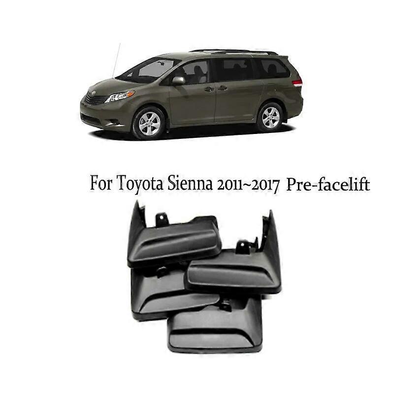 Schmutzfänger Für Toyota Sienna Xl30 (2011–2019), Spritzschutz, Kotflügel-schmutzfänger, Schmutzfänger, Seitenaufprallschutz, Außenteil, Autozubehör – Vor-facelift