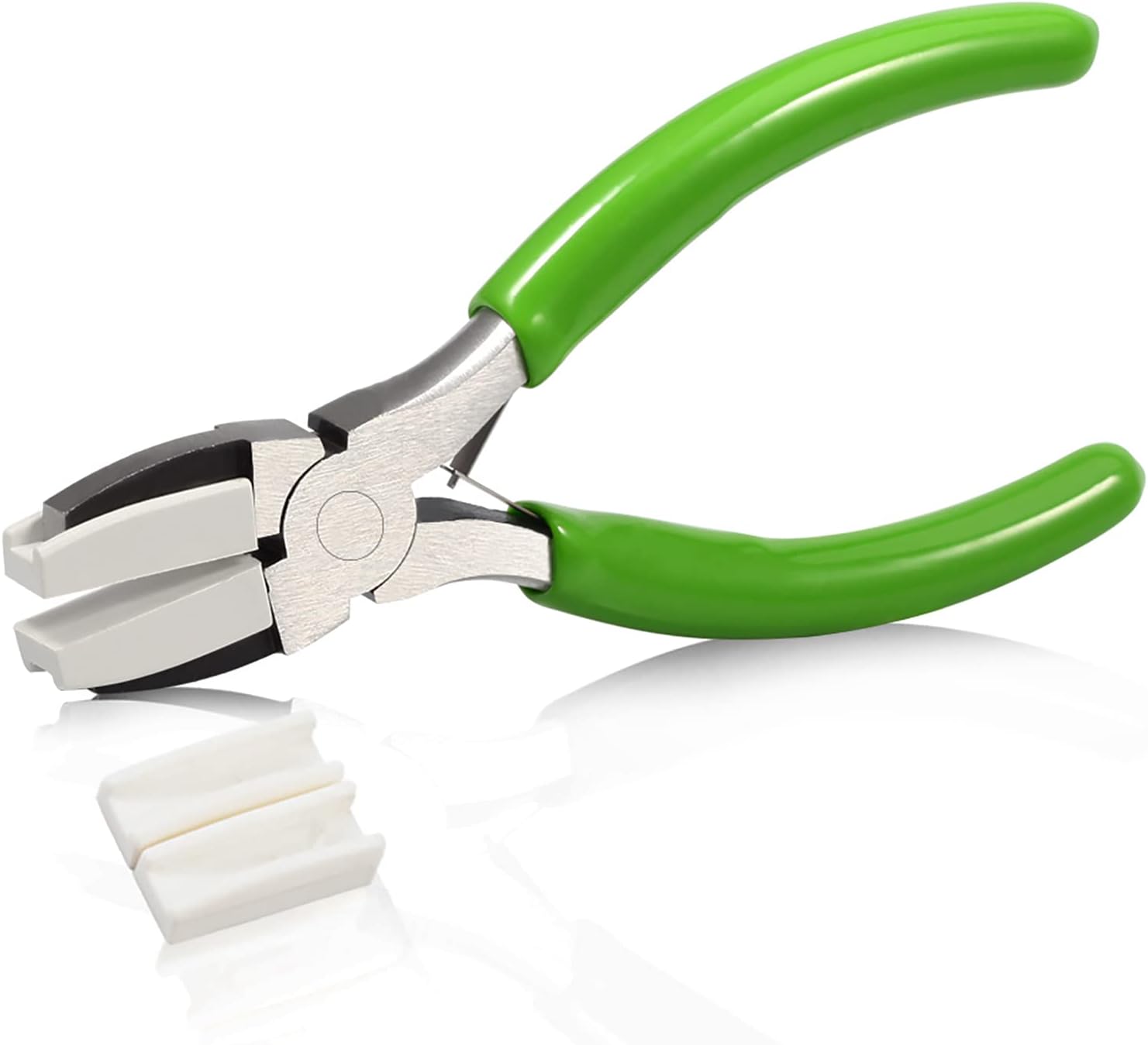 Pince À Double Mâchoire En Nylon De 12,7 Cm, Équipée D'Une Pince Supplémentaire En Nylon Et De Ressorts À Double Lame Pour La Correction - Outils Pour La Fabrication De Bijoux Et Le Façonnage De Perle