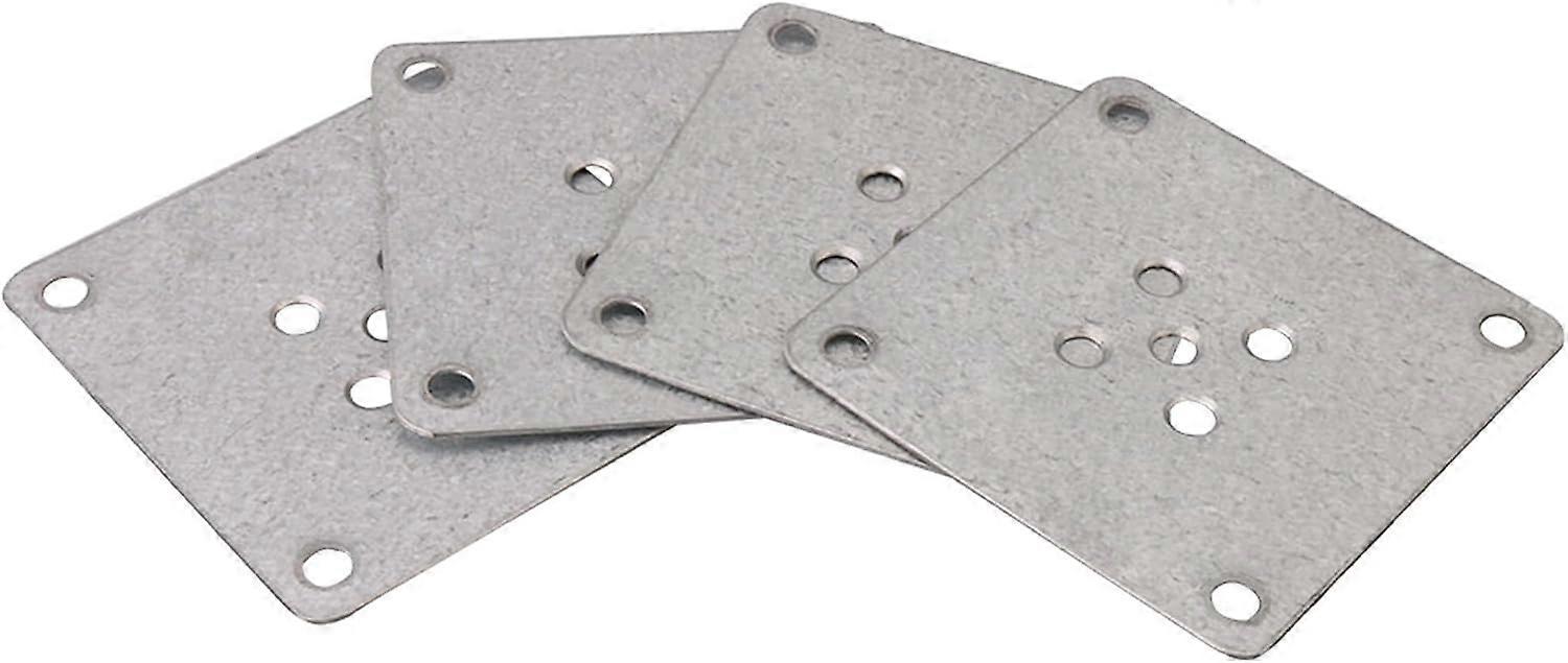 80x80mm Quadratische Montageplatte Mit 5 Löchern, Befestigungsplatten Für Möbelbeine Für Sofa Und Couch, 4er-pack