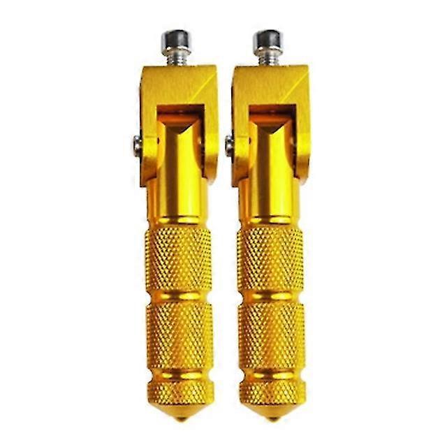 2 Stück Fußrasten Für Elektrofahrzeuge, Motorräder, Motocross-fahrräder, Mountainbikes – Gold