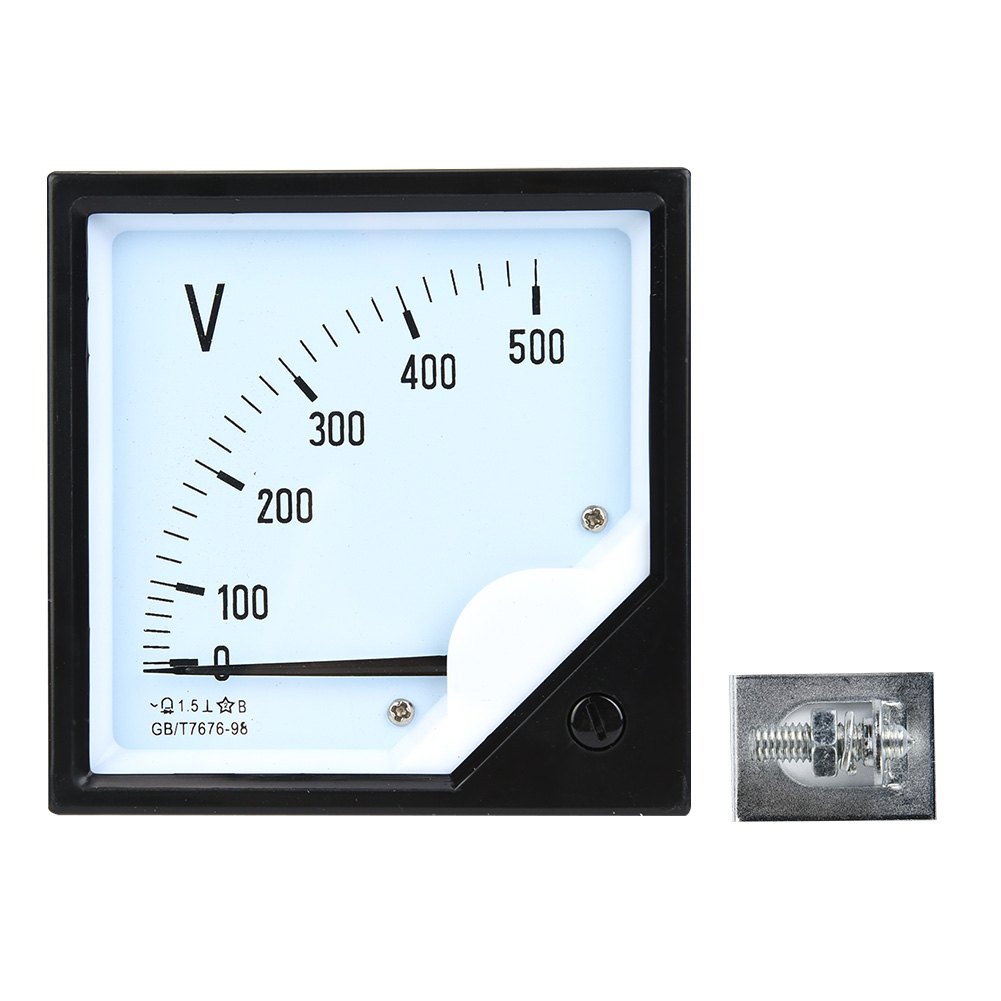 Analoges Wechselstrom-voltmeter 0-500 V Für Elektrische Schaltschränke
