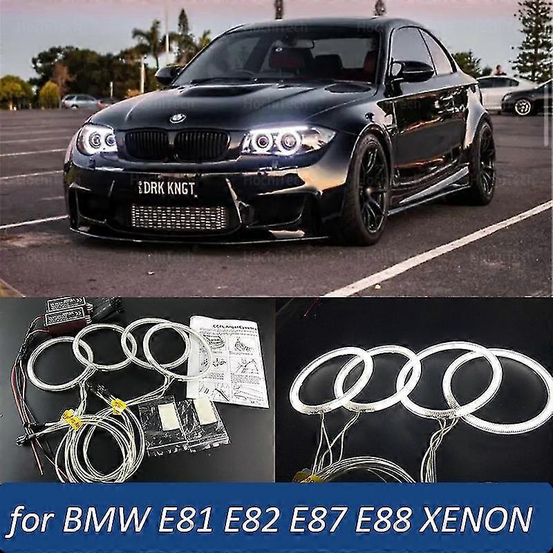 Für Bmw 1er E81 E82 E87 E88 116i 118i 120i 125i 128i 130i 135i 04-13 Xenon-scheinwerfer Ccfl Angel Eye Halo Ring Tagfahrlicht