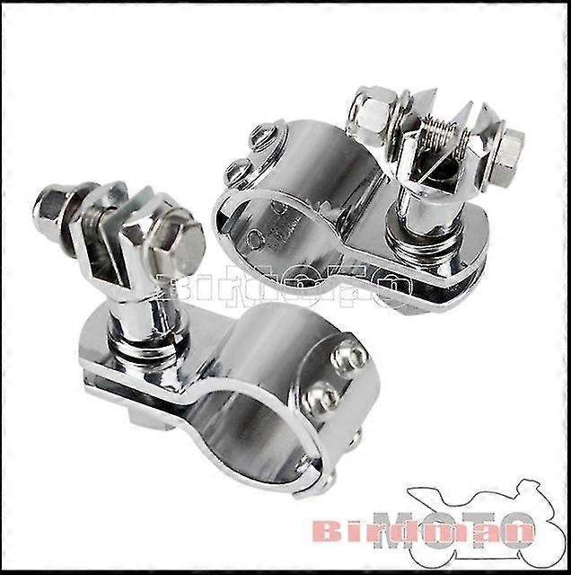 Motorrad-motorschutzbügel-fußrastenhalterung, Verchromt, 1 1/2", 1 1/4", 1 1/8", Passend Für Harley Softail Cafe Racer – 32 Mm