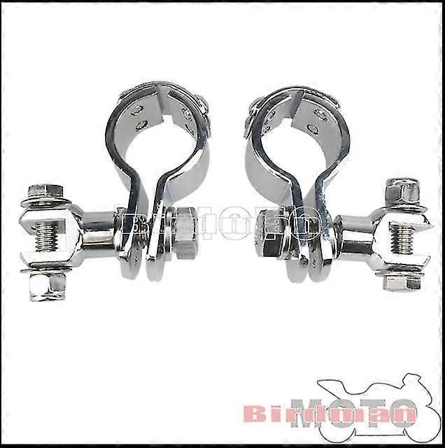 Motorrad-motorschutzbügel-fußrastenhalterung, Verchromt, 1 1/2", 1 1/4", 1 1/8", 28 Mm, Passend Für Harley Softail Cafe Racer