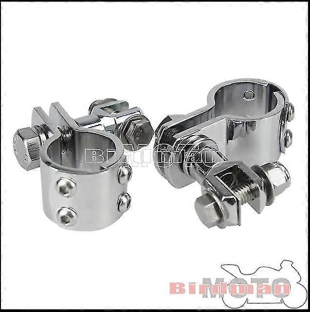 Motorrad-motorschutzbügel-fußrastenhalterung, Verchromt, 1 1/2", 1 1/4", 1 1/8", 38 Mm, Passend Für Harley Softail Cafe Racer