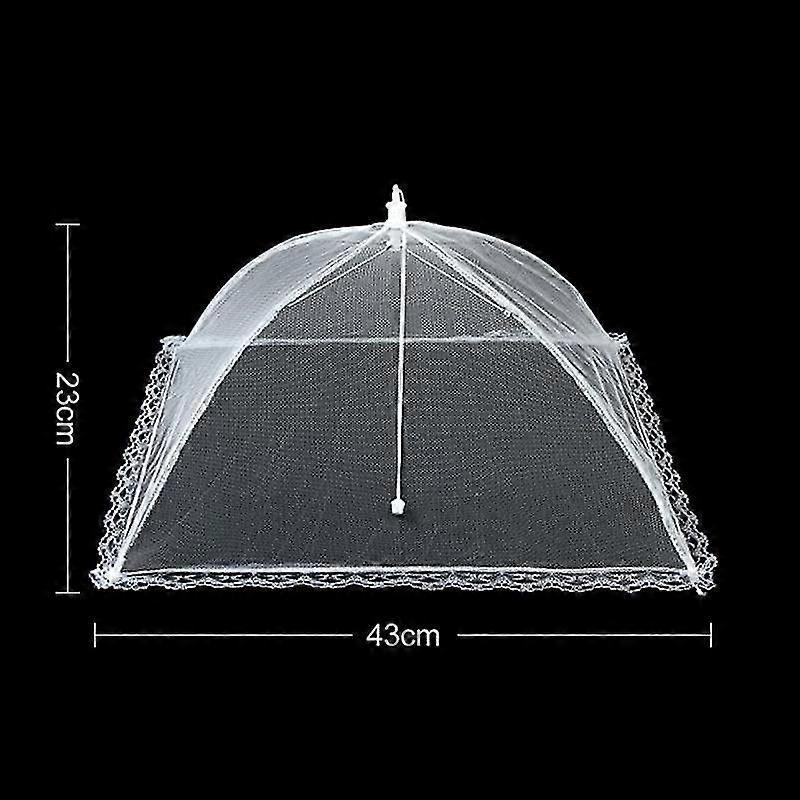 Faltbare Lebensmittelabdeckung Aus Netzgewebe, Fliegen- Und Mückenschutz, Pop-up-lebensmittelabdeckung, Regenschirm-design, Atmungsaktive Abdeckung Für Mahlzeiten, Gemüse Und Obst, Küchenzubehör – 43