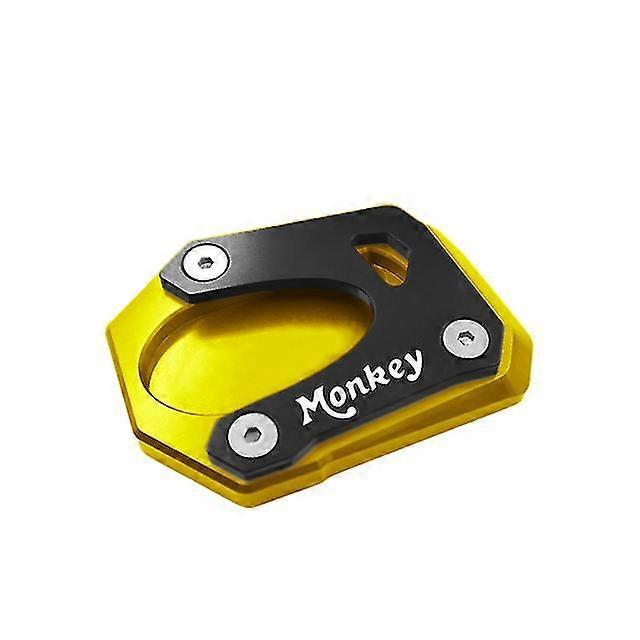Für Honda Monkey 125 Monkey125 2018-2022 Motorrad Cnc-seitenständer-verlängerungsplatte - Gold