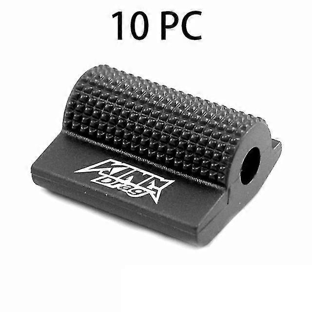 Stück Universal Motorrad-schalthebel-pedal-gummiüberzug, Schuhschutz, Fußrasten-zehenschutz-gel-zubehör, Motorrad-schaltüberzug – 10 Schwarz