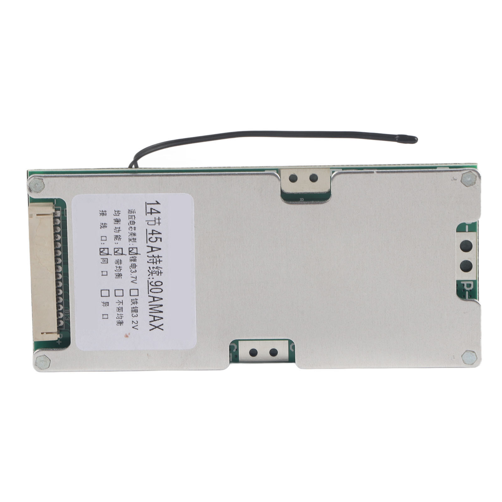 14s 45a Bms-schutzplatine Für Lithium-ionen-akkus Mit Integrierter Balancer- Und Sicherheitsfunktion