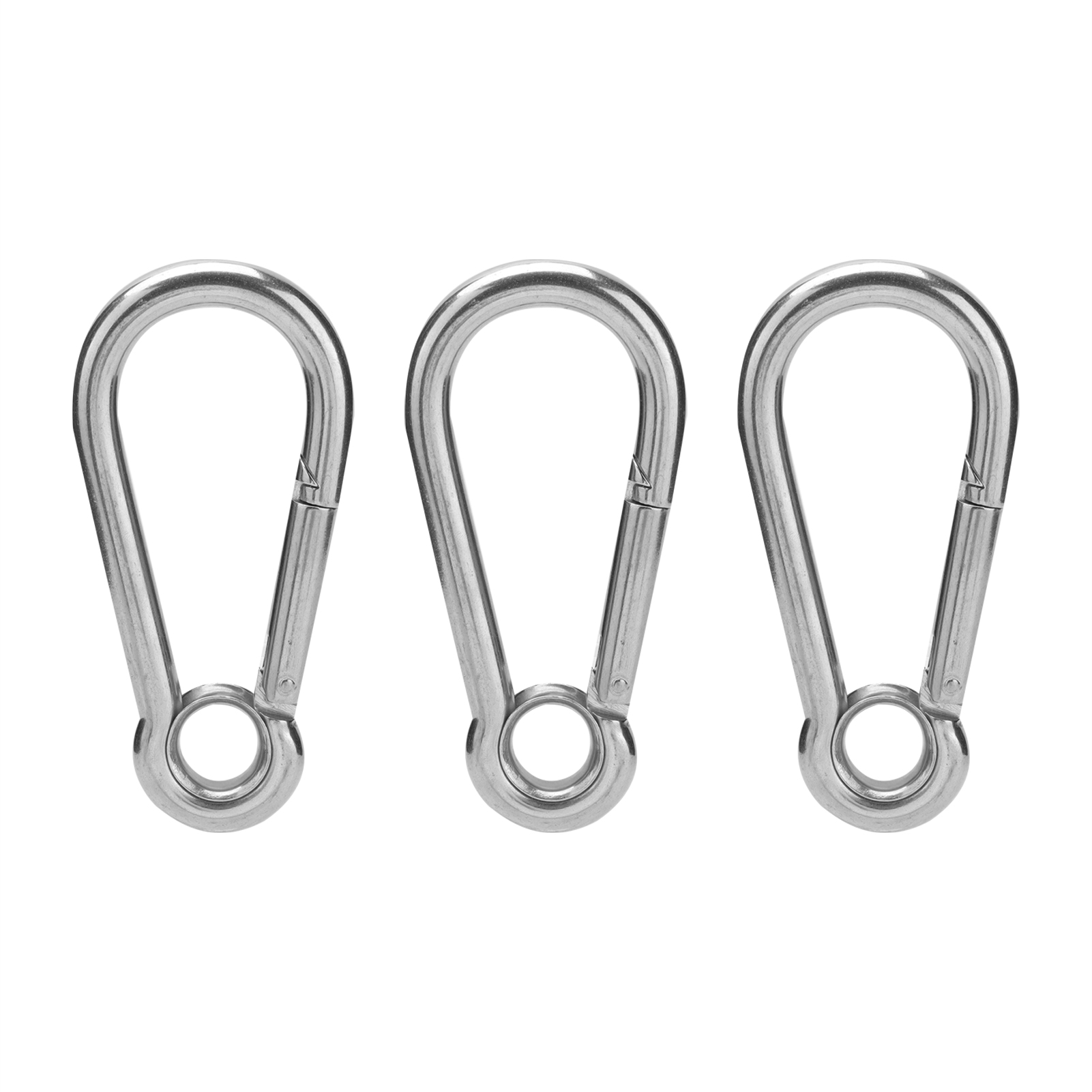 Edelstahl-karabiner Mit Ring, Sicherheitsausrüstung Für 11-mm-seil