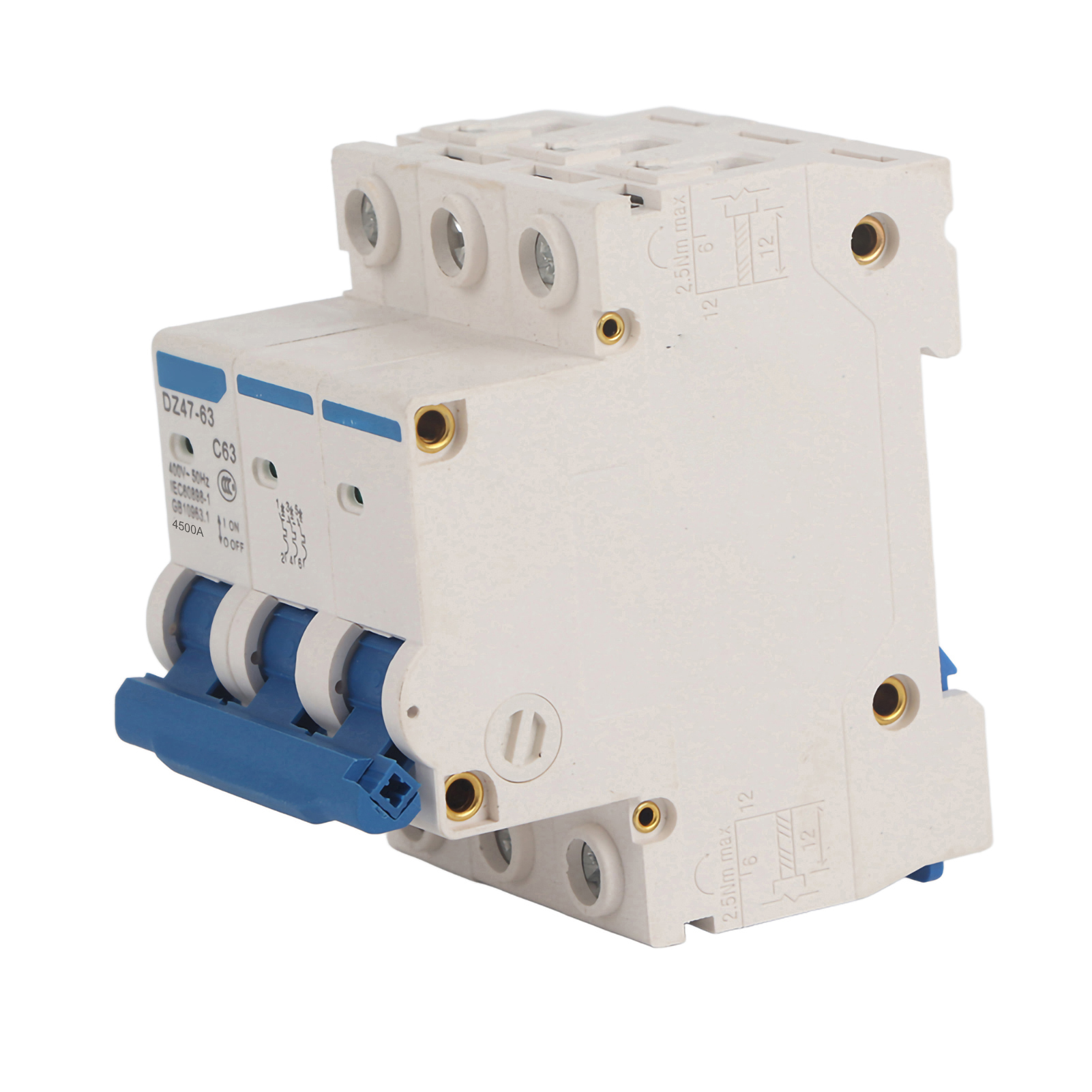 3p 63a Typ A 30ma 230/400v Ac Fehlerstromschutzschalter - Hochleistungssicherheitsschalter