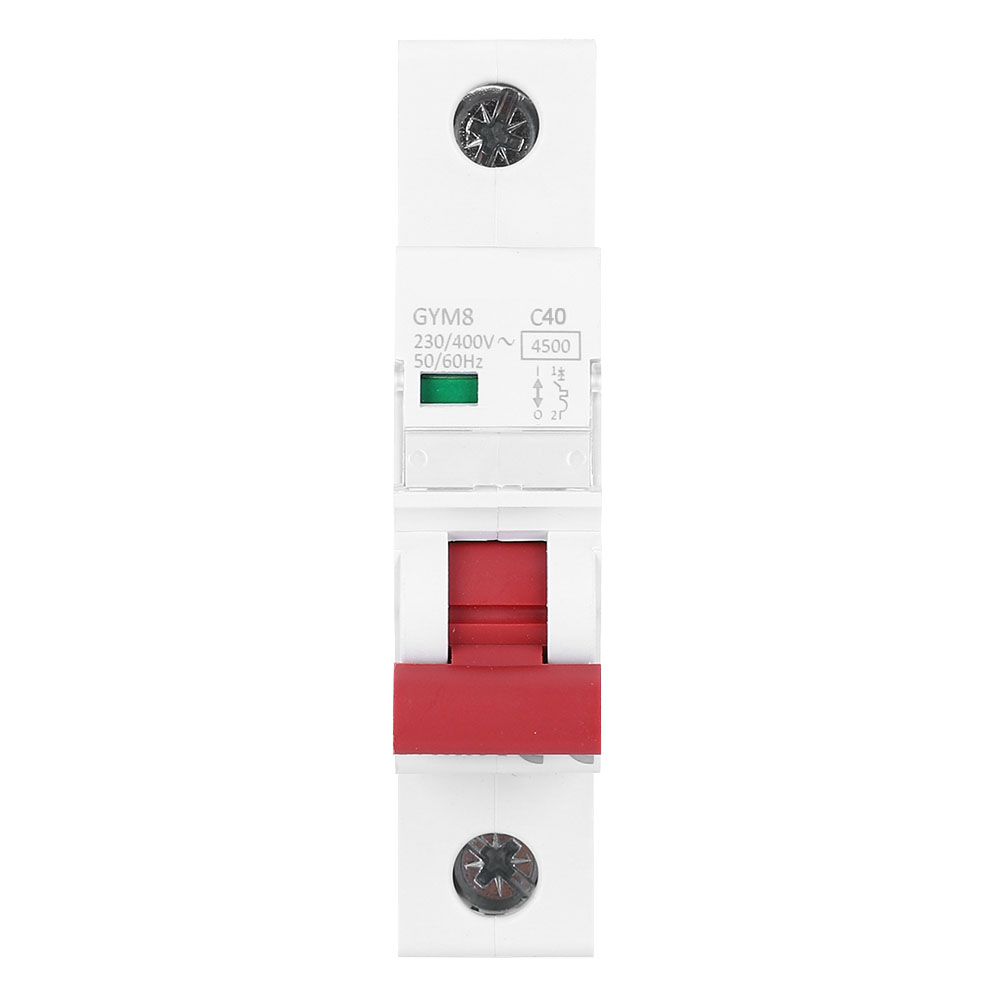 Miniatur-leistungsschalter Gym8-c45, 40 A/50 A/63 A, 230/400 V Ac – 2er-pack