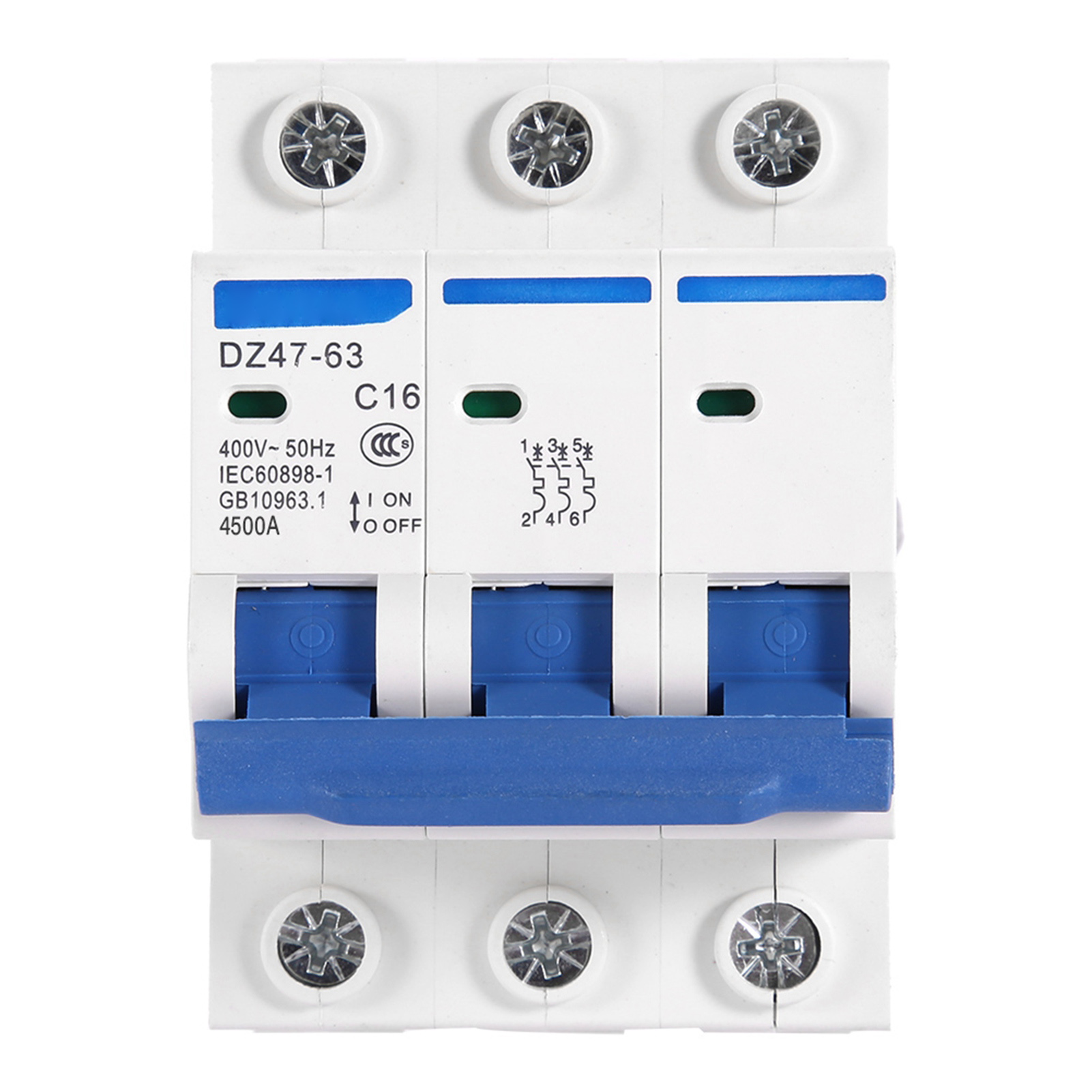 3p 16a Dz47-63 Leitungsschutzschalter, 400v Ac - Schutzschaltung Für Elektrische Anlagen In Haushalt Und Industrie