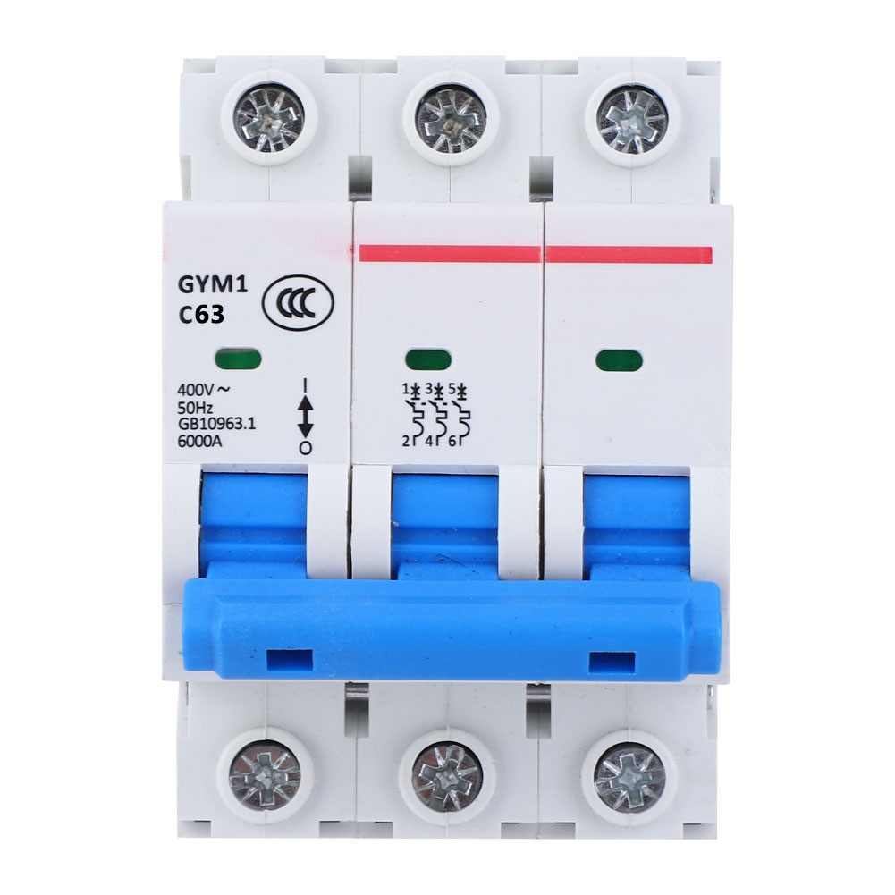 3-poliger 400v 63a Ip20-leistungsschalter - Schutz Für Industrielle Und Häusliche Elektrische Stromkreise