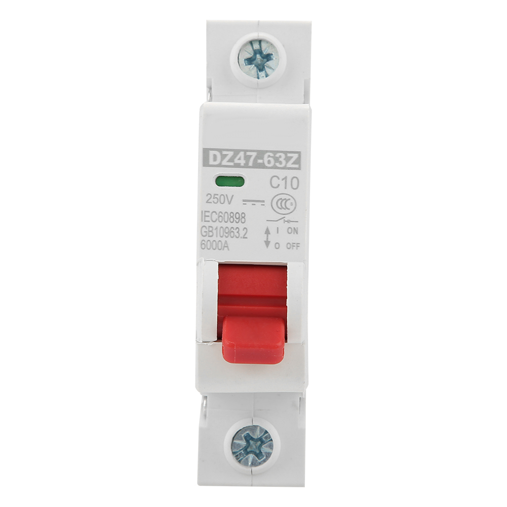 Miniatur-fehlerstromschutzschalter 10 A Dc Dz47-63z-1p Für Gleichstromschutz