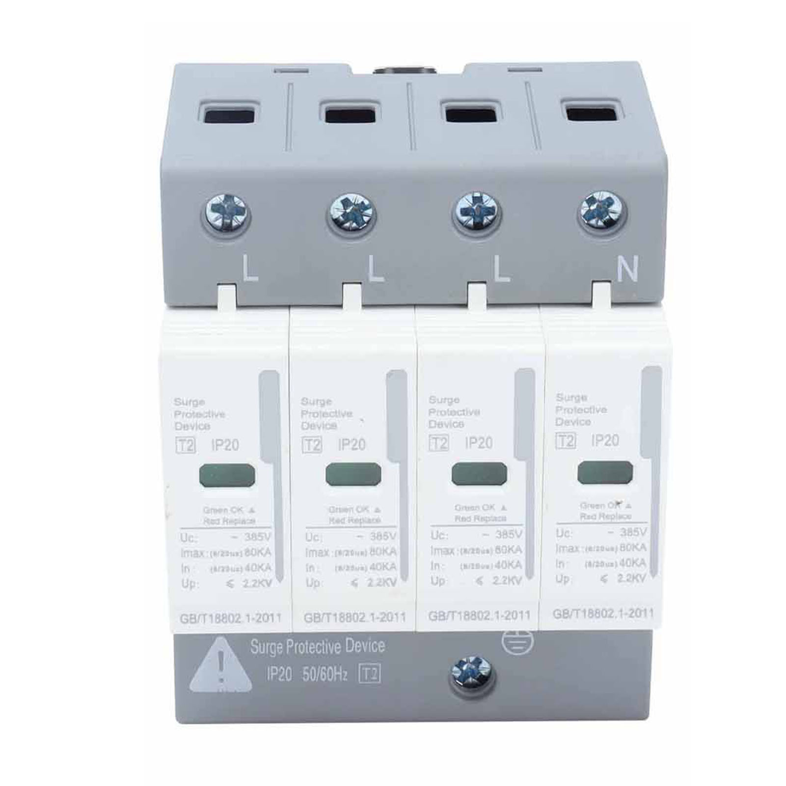 4p 80ka Typ 2 Bemly80 Überspannungsschutz Für 220v/380v Wohngebäude