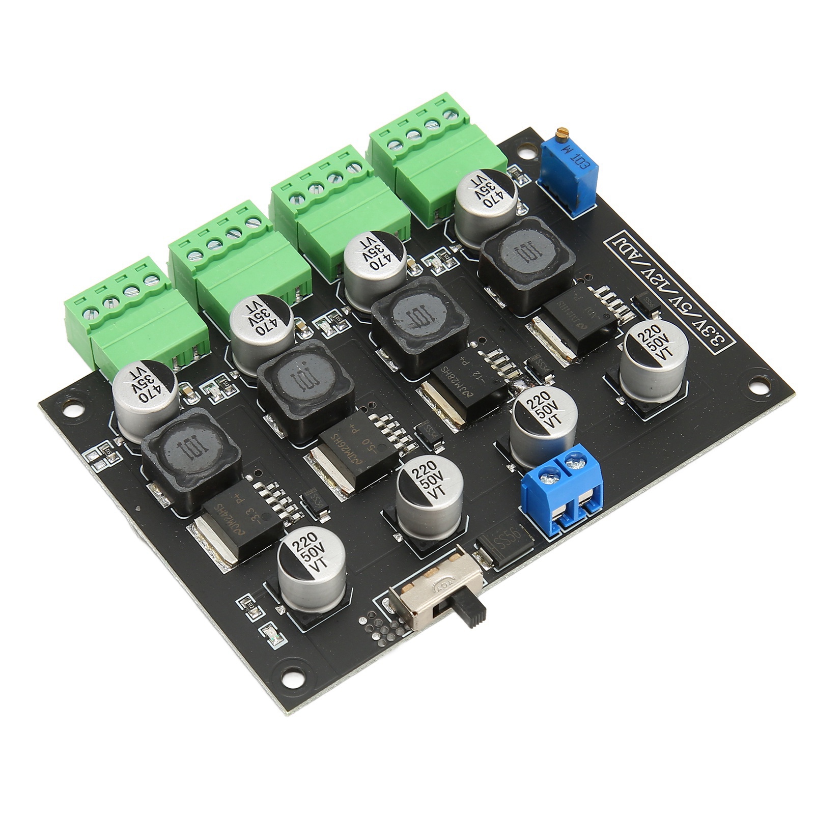Lm2596 Schaltnetzteilmodul Mit Einstellbaren 3,3-v-, 5-v- Und 12-v-ausgängen