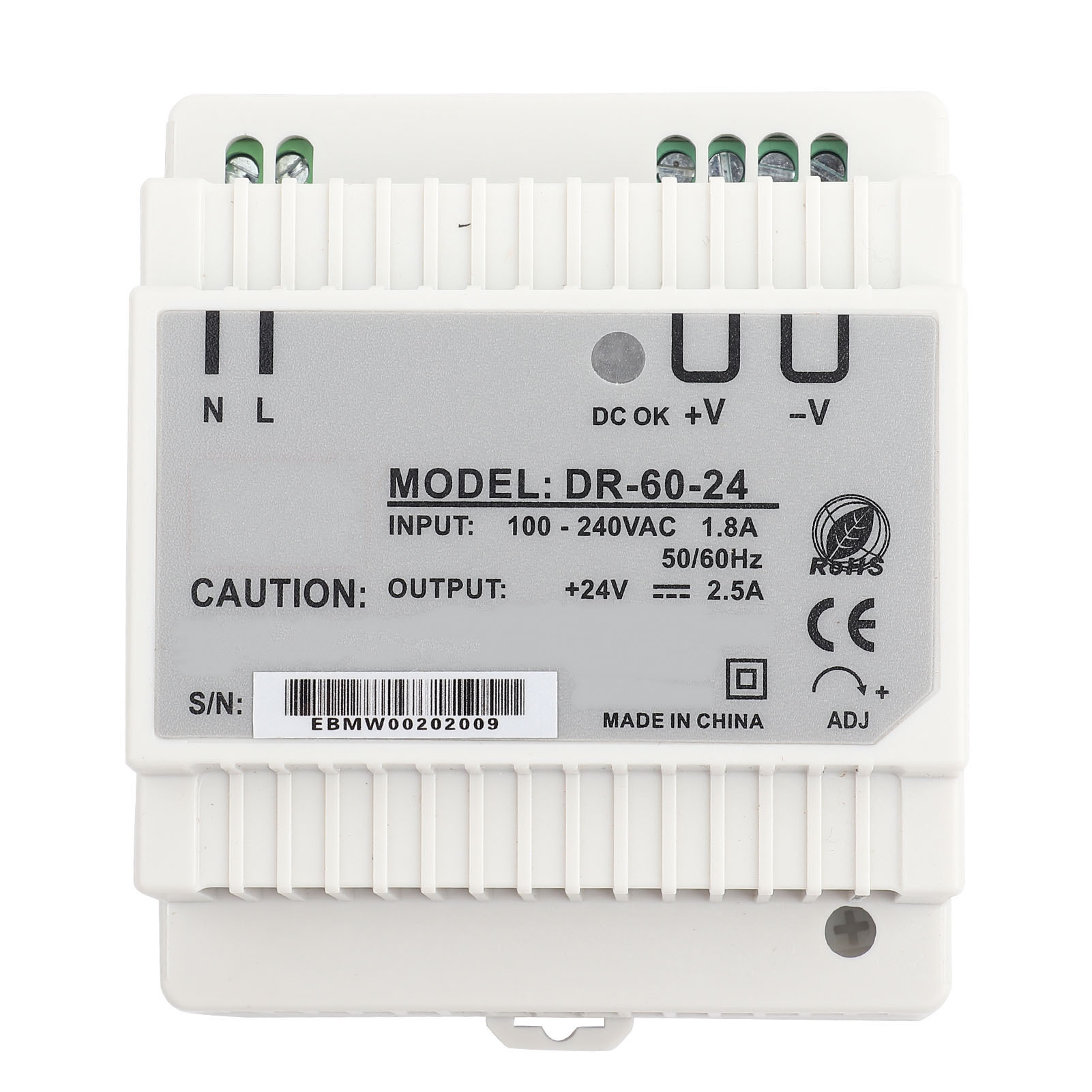 60w 24v Dr-60-24 Din-schienen-netzteil - Geschalteter Ac/dc-wandler