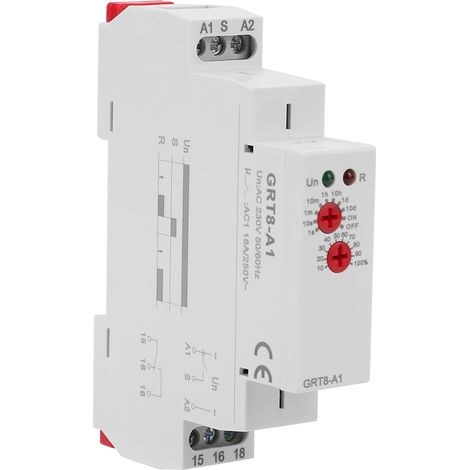 Mini-zeitrelais Grt8-a1, Einschaltverzögerung, Din-schienenmontage, 220 V Ac