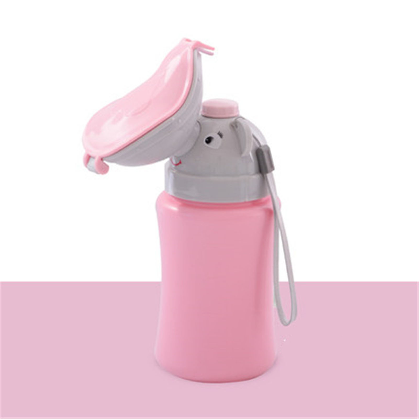 Tragbares Urinal Für Mädchen, 500 Ml, Wiederverwendbar, Reisefreundlich – Ideal Für Auto Und Camping, Rosa