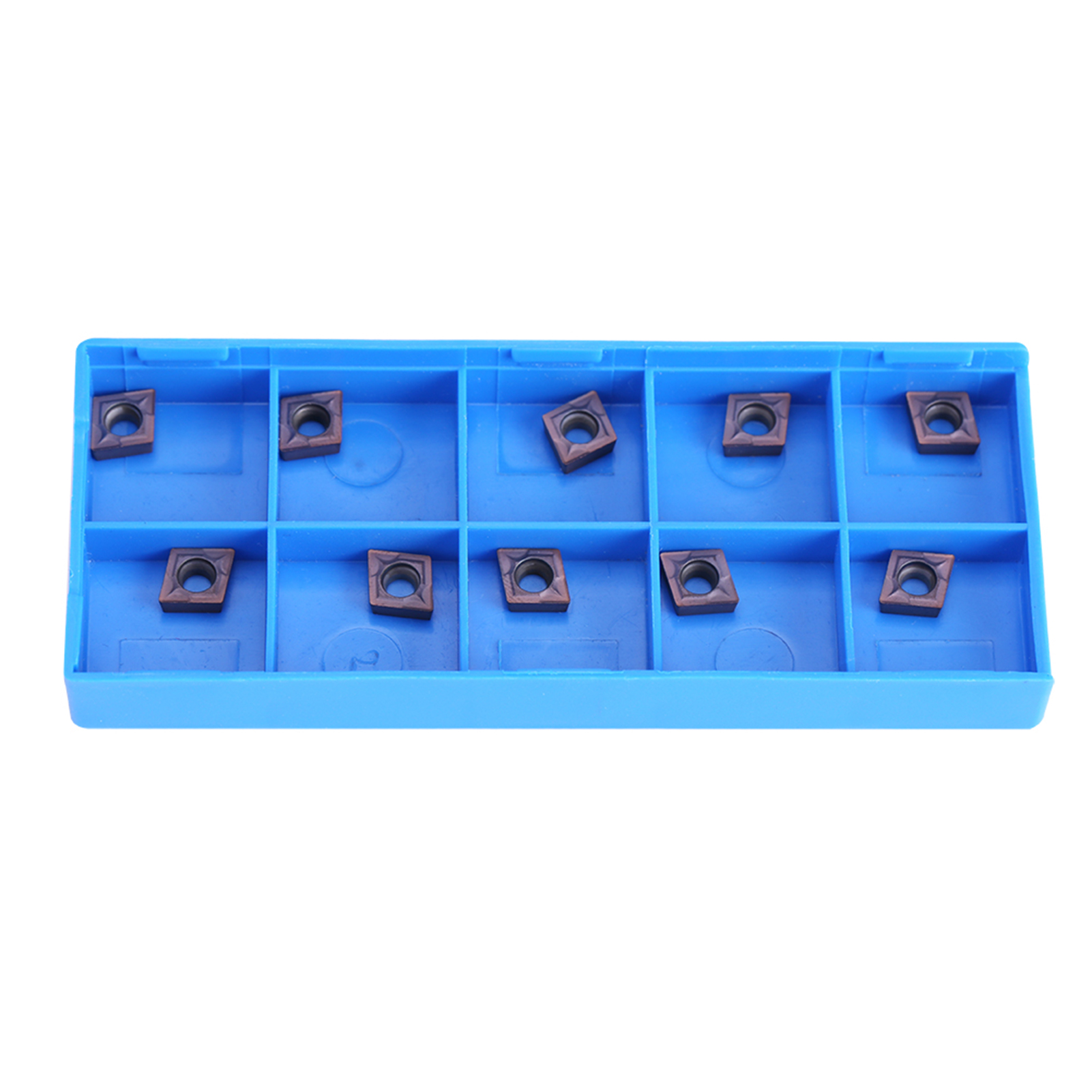 10 Ccmt060204 Vp15tf Hartmetall-wendeschneidplatten Für Cnc-drehen Und -fräsen, In Einem Koffer