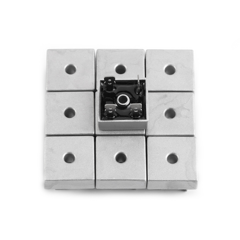 10 Stück Kbpc5010 50a 1000v Brückengleichrichter, Hohe Leistung, Metallgehäuse Für Einphasenstromkreise