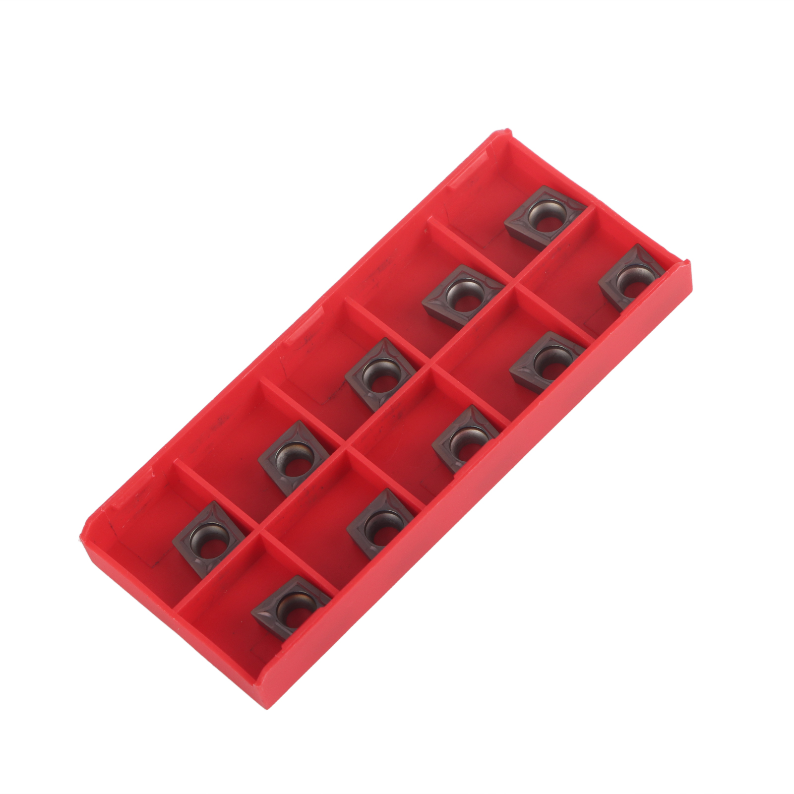 10 Ccmt09t304 Vp15tf Hartmetall-wendeschneidplatten Für Drehmaschinen, Inklusive Aufbewahrungsbox