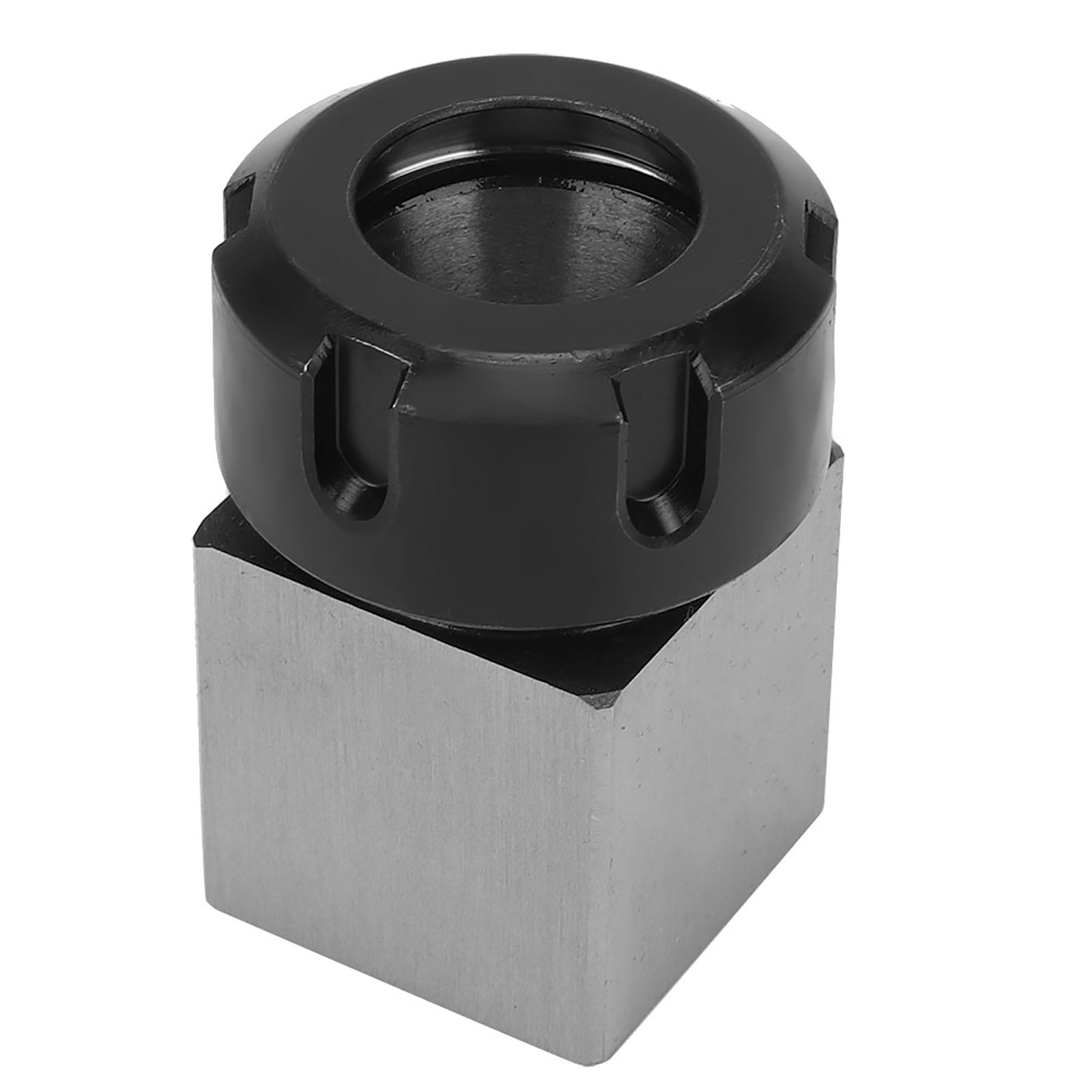 Er40 Präzisionsfutter Für Cnc-drehmaschinen, Aus Silberfarbenem Kohlenstoffstahl