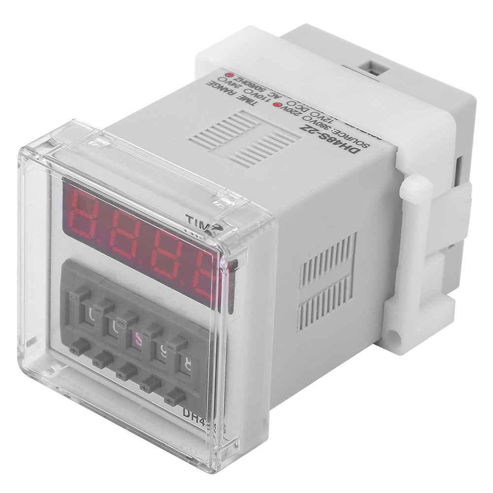 Dh48s-2z 220v Digital-timer, Verzögerungstimer Mit Led-anzeige Für Die Automatisierung